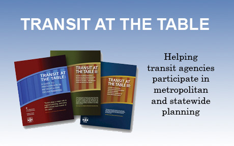 Transit at the Table: Helping transit agencies participate in metropolitan and statewide training
